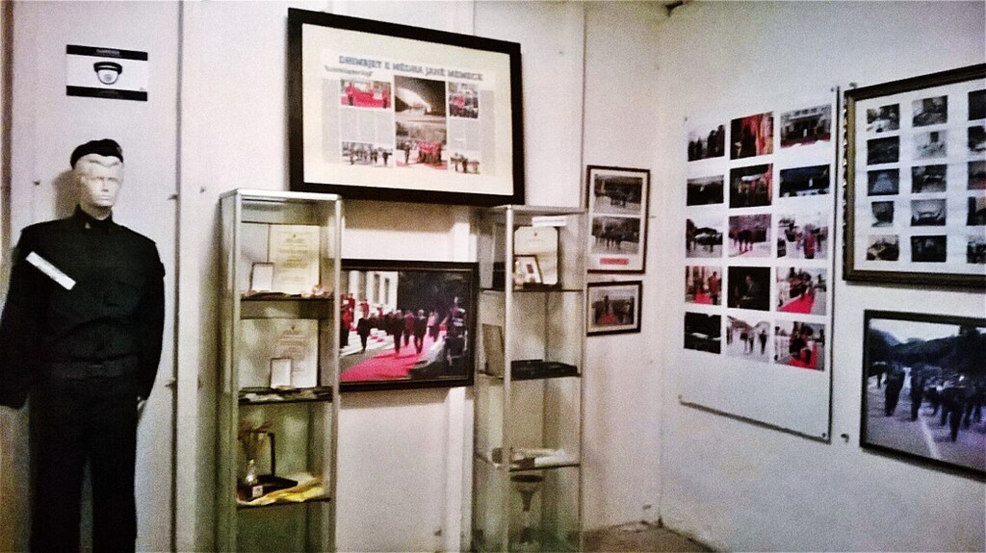 Bunk'Art underground museum interior with exhibits